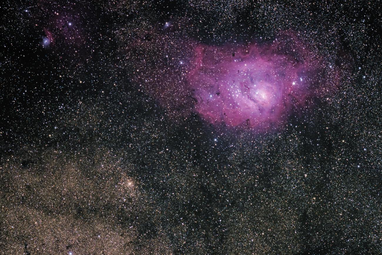 photo of the lagoon nebula